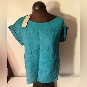 Chic Teal Women's Blouse